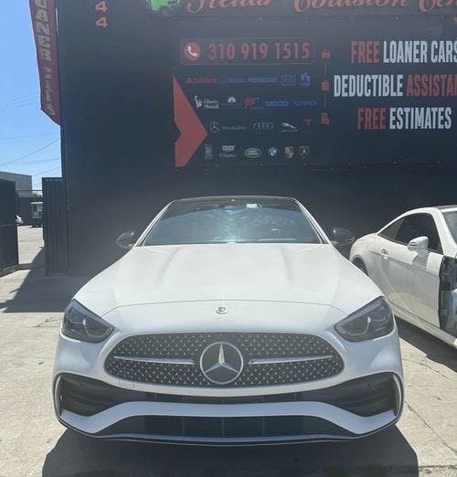 Mercedes C300 in for repairs